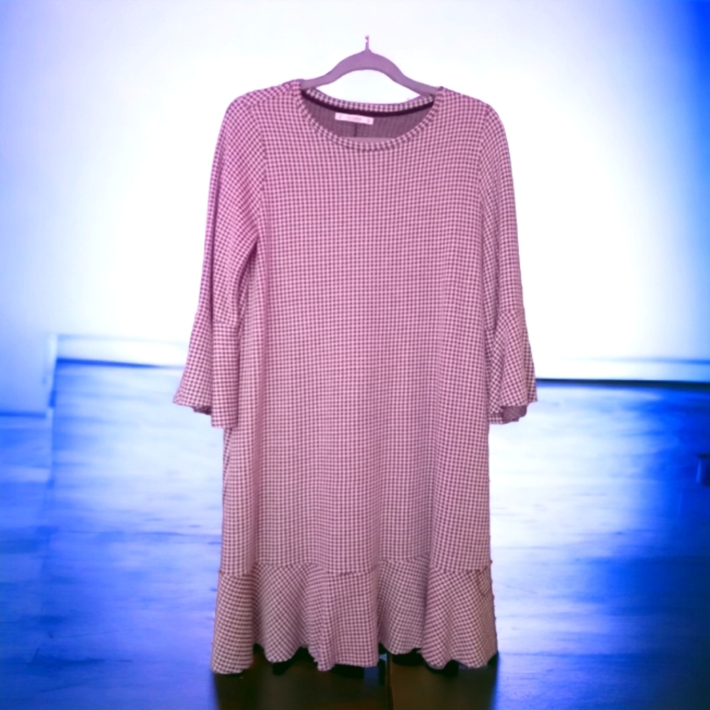 Pull and Bear Houndtooth Pattern size Medium Dress